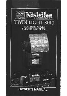 Nishika 3010 TwinLight manual. Camera Instructions.